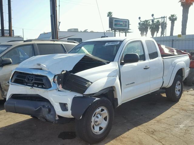 5TFTU4GN2CX016495 - 2012 TOYOTA TACOMA PRE WHITE photo 2