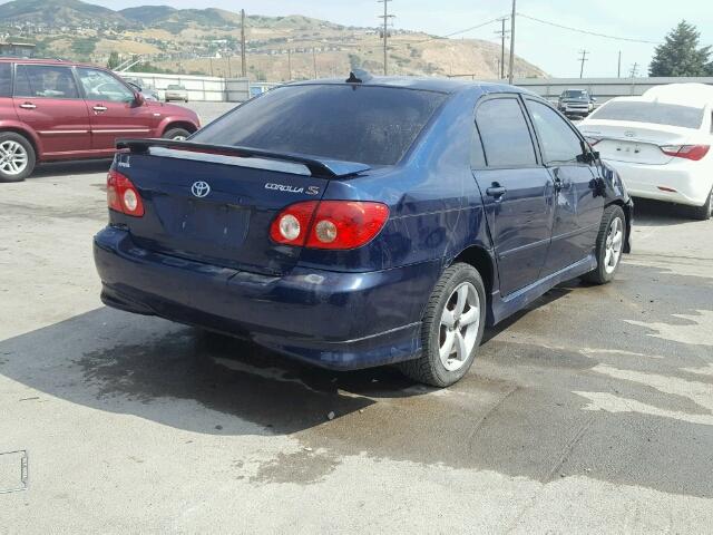 1NXBR30E16Z741413 - 2006 TOYOTA COROLLA CE BLUE photo 4