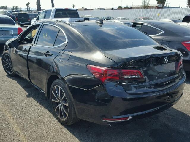 19UUB2F35GA003765 - 2016 ACURA TLX BLACK photo 3