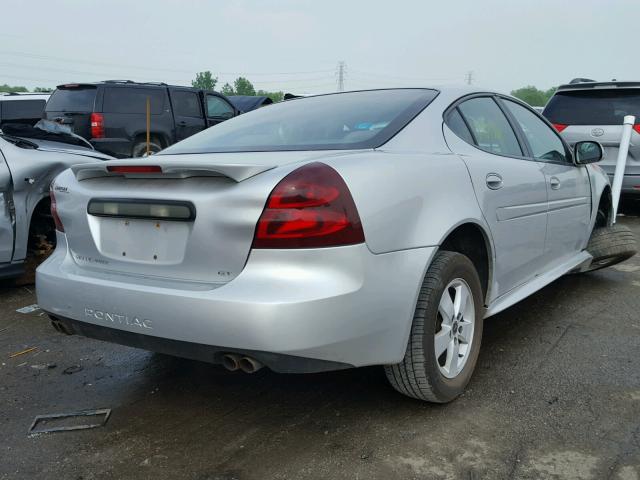 2G2WS522451346004 - 2005 PONTIAC GRAND PRIX ვერცხლისფერი ფოტო 4
