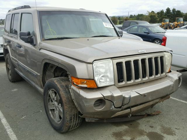 1J8HG48K36C257665 - 2006 JEEP COMMANDER TAN photo 1