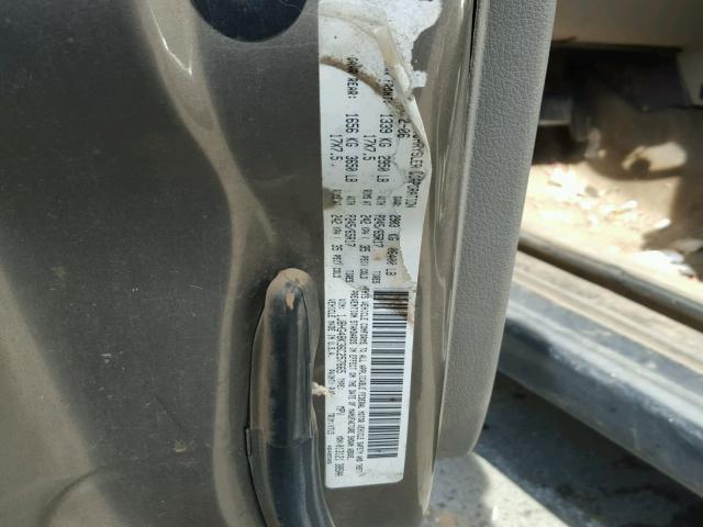 1J8HG48K36C257665 - 2006 JEEP COMMANDER TAN photo 10