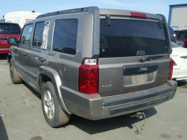 1J8HG48K36C257665 - 2006 JEEP COMMANDER TAN photo 3