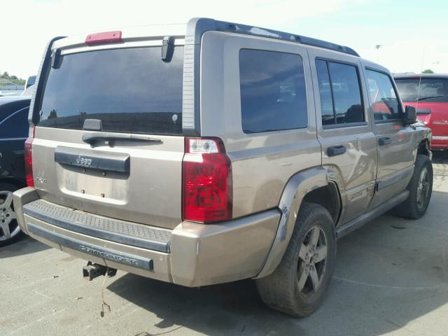 1J8HG48K36C257665 - 2006 JEEP COMMANDER TAN photo 4