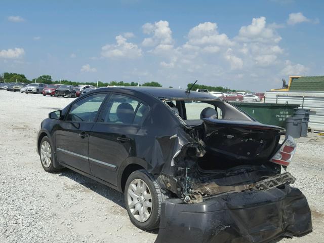 3N1AB6AP4BL678286 - 2011 NISSAN SENTRA 2.0 BLACK photo 3