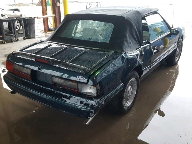 1FACP44E3LF161276 - 1990 FORD MUSTANG LX GREEN photo 4