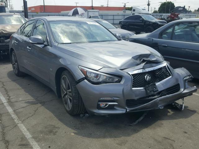 JN1EV7AP5HM743109 - 2017 INFINITI Q50 PREMIU GRAY photo 1