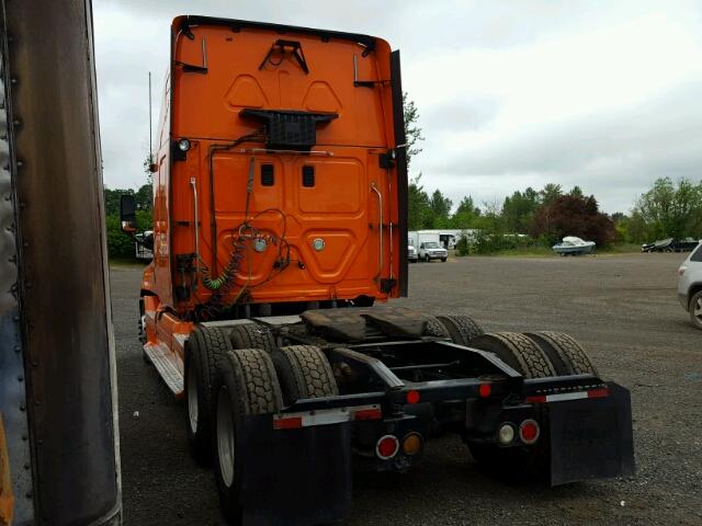 1FUJGLDR5CSBU1869 - 2012 FREIGHTLINER CASCADIA 1 ORANGE photo 3