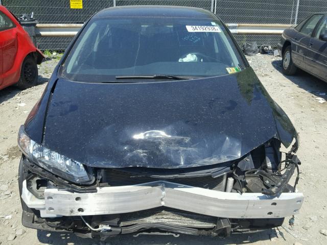 19XFB2F70FE232764 - 2015 HONDA CIVIC SE BLACK photo 9