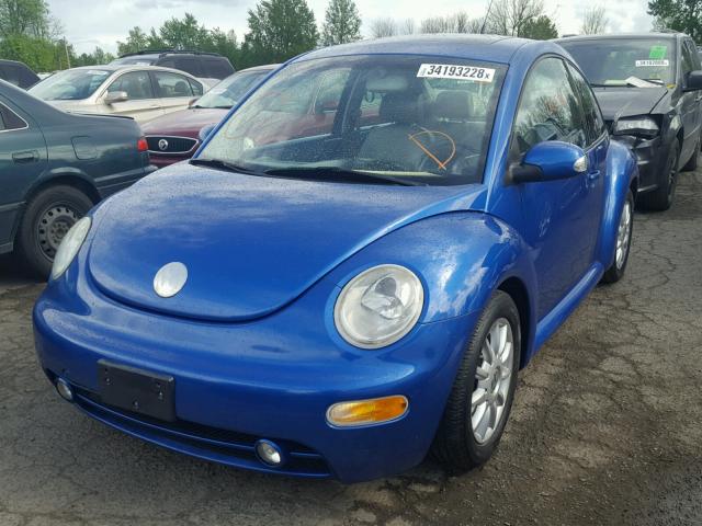 3VWCK31C25M405635 - 2005 VOLKSWAGEN NEW BEETLE 蓝色 照片 2