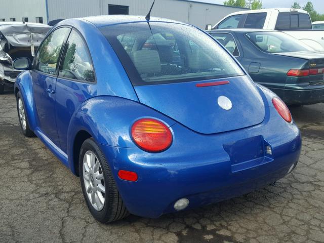 3VWCK31C25M405635 - 2005 VOLKSWAGEN NEW BEETLE 蓝色 照片 3