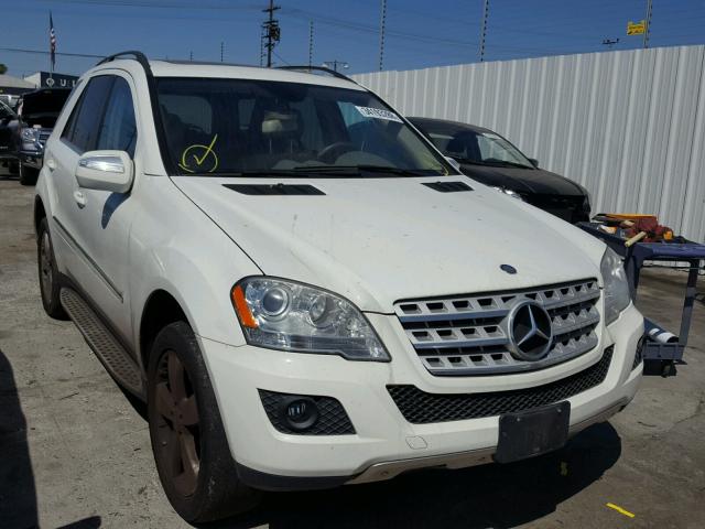 4JGBB8GB3AA541012 - 2010 MERCEDES-BENZ ML 350 4MA WHITE photo 1