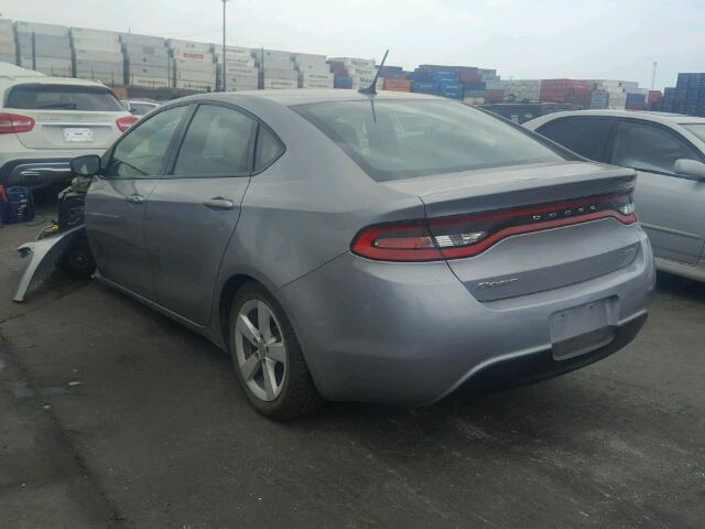 1C3CDFBB4FD420627 - 2015 DODGE DART SXT GRAY photo 3