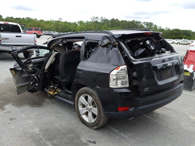 1C4NJCBA9CD565600 - 2012 JEEP COMPASS SP BLACK photo 3