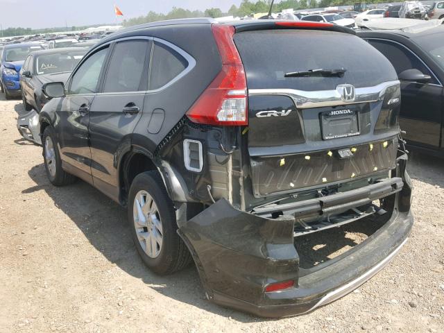 5J6RM4H97FL125181 - 2015 HONDA CR-V TOURI BLACK photo 3