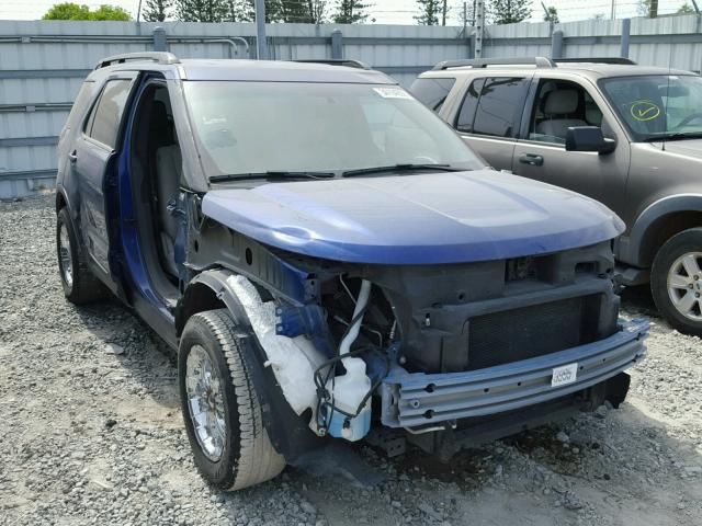 1FM5K7B83FGC60674 - 2015 FORD EXPLORER BLUE photo 1