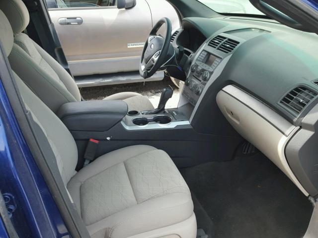 1FM5K7B83FGC60674 - 2015 FORD EXPLORER BLUE photo 5