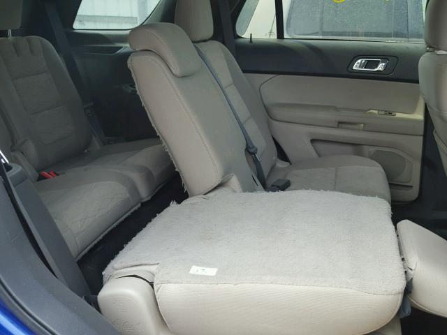 1FM5K7B83FGC60674 - 2015 FORD EXPLORER BLUE photo 6