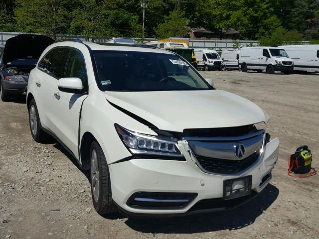 5FRYD4H90GB045192 - 2016 ACURA MDX ADVANC WHITE photo 1