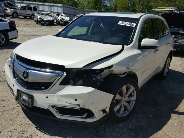 5FRYD4H90GB045192 - 2016 ACURA MDX ADVANC WHITE photo 2