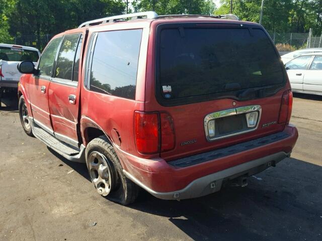 5LMEU27R71LJ33616 - 2001 LINCOLN NAVIGATOR RED photo 3
