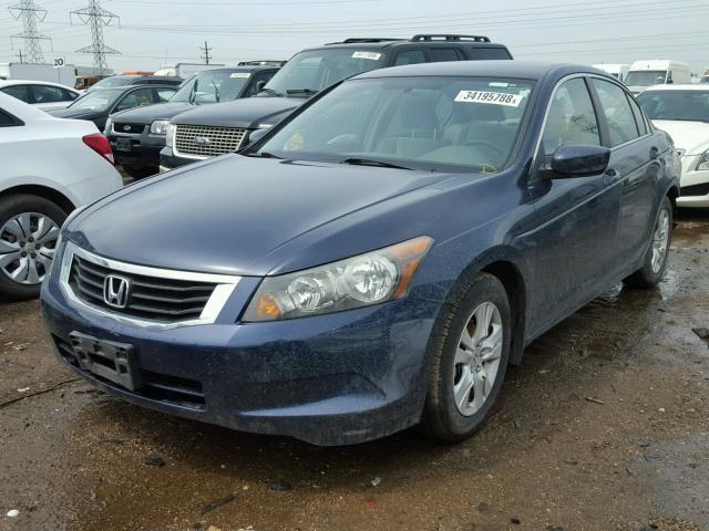 1HGCP26439A040290 - 2009 HONDA ACCORD LXP BLUE photo 2