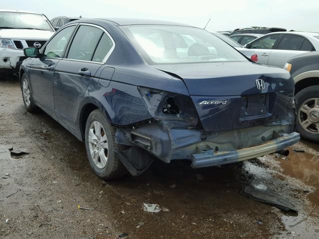 1HGCP26439A040290 - 2009 HONDA ACCORD LXP BLUE photo 3