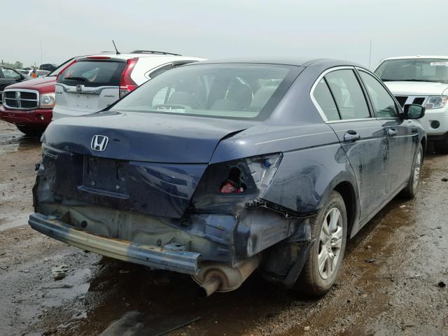 1HGCP26439A040290 - 2009 HONDA ACCORD LXP BLUE photo 4