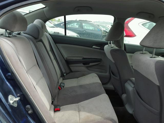 1HGCP26439A040290 - 2009 HONDA ACCORD LXP BLUE photo 6