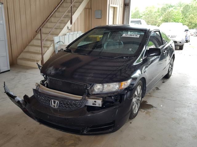 2HGFG1B94AH506940 - 2010 HONDA CIVIC EXL შავი ფოტო 2