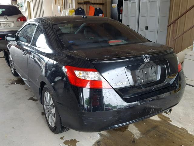 2HGFG1B94AH506940 - 2010 HONDA CIVIC EXL შავი ფოტო 3