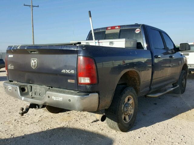 3C6UD5DL1CG182418 - 2012 DODGE RAM 2500 S BLUE photo 4