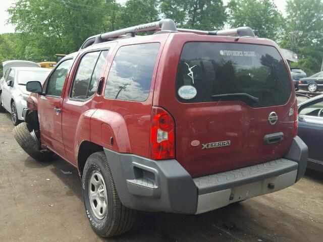 5N1AN0NW1BC515816 - 2011 NISSAN XTERRA OFF RED photo 3