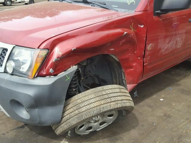 5N1AN0NW1BC515816 - 2011 NISSAN XTERRA OFF RED photo 9