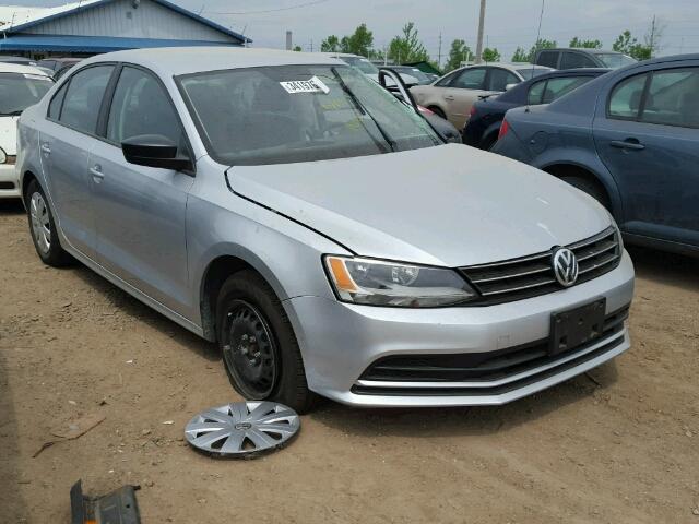3VW2K7AJ9FM310900 - 2015 VOLKSWAGEN JETTA BASE 银色 照片 1