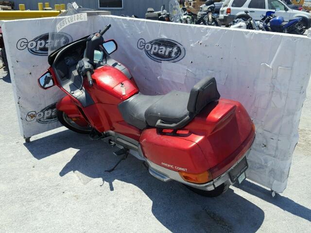 JH2RC3404LM100648 - 1990 HONDA PC800 RED photo 3