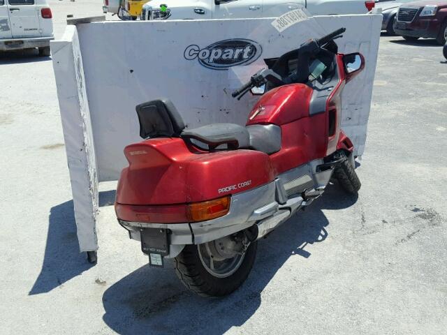 JH2RC3404LM100648 - 1990 HONDA PC800 RED photo 4