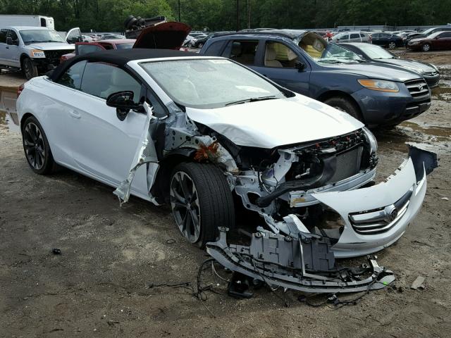 W04WT3N57GG068119 - 2016 BUICK CASCADA PR WHITE photo 1