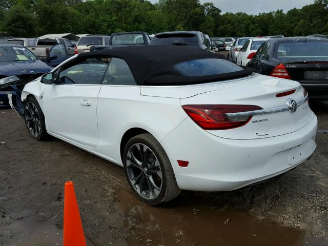 W04WT3N57GG068119 - 2016 BUICK CASCADA PR WHITE photo 3