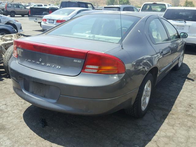 2B3AD46R04H708144 - 2004 DODGE INTREPID S გრაფიტი ფოტო 4