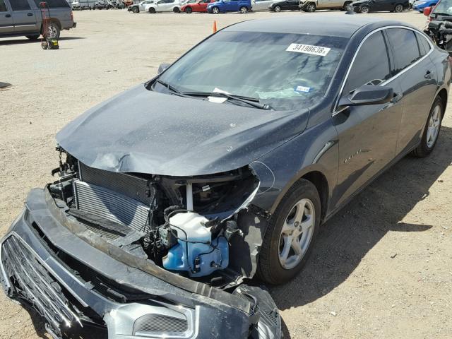 1G1ZB5ST2HF165264 - 2017 CHEVROLET MALIBU LS Boz foto 2