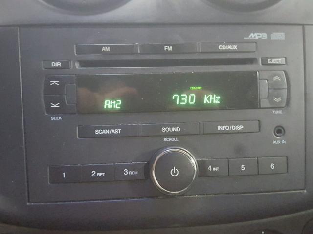 KL1TD56677B123889 - 2007 CHEVROLET AVEO BASE Марун фото 9