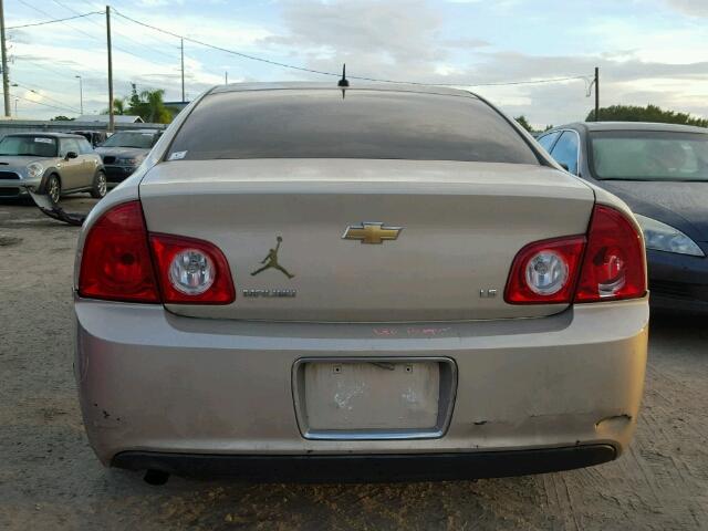 1G1ZG57B094256290 - 2009 CHEVROLET MALIBU LS 金色 照片 10