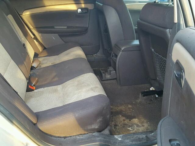 1G1ZG57B094256290 - 2009 CHEVROLET MALIBU LS 金色 照片 6