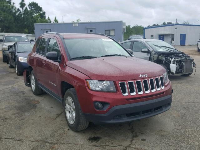 1C4NJCBBXGD602006 - 2016 JEEP COMPASS SP BURGUNDY photo 1