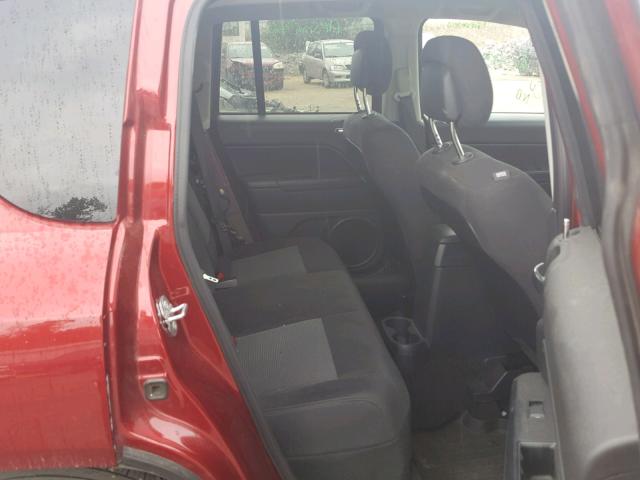 1C4NJCBBXGD602006 - 2016 JEEP COMPASS SP BURGUNDY photo 6