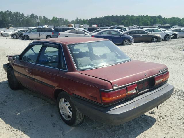 4T1SV21E6LU257155 - 1990 TOYOTA CAMRY DLX 勃艮第红 照片 3