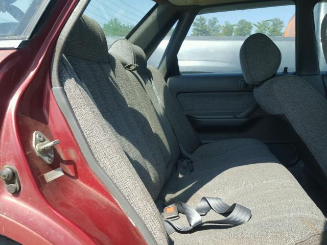 4T1SV21E6LU257155 - 1990 TOYOTA CAMRY DLX 勃艮第红 照片 6