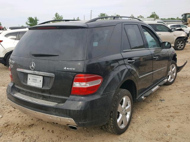 4JGBB75E07A203454 - 2007 MERCEDES-BENZ ML 500 BLACK photo 4