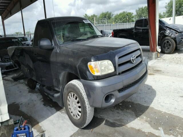 5TBJU32145S446942 - 2005 TOYOTA TUNDRA BLACK photo 1